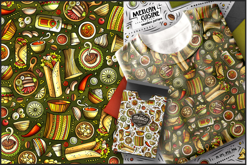 7-mexican-food-seamless-patterns