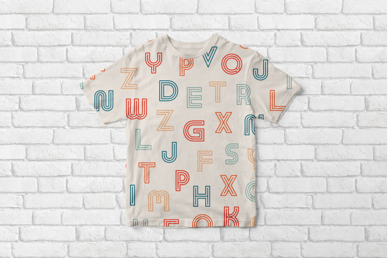 color-alphabet-retro-patterns
