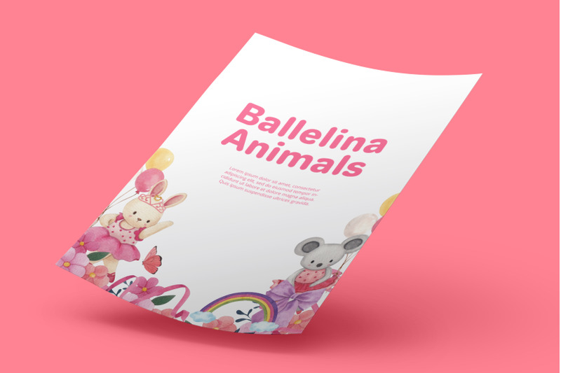 ballerina-animals-cartoon-watercolor