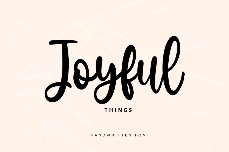 joyful-things-cute-font