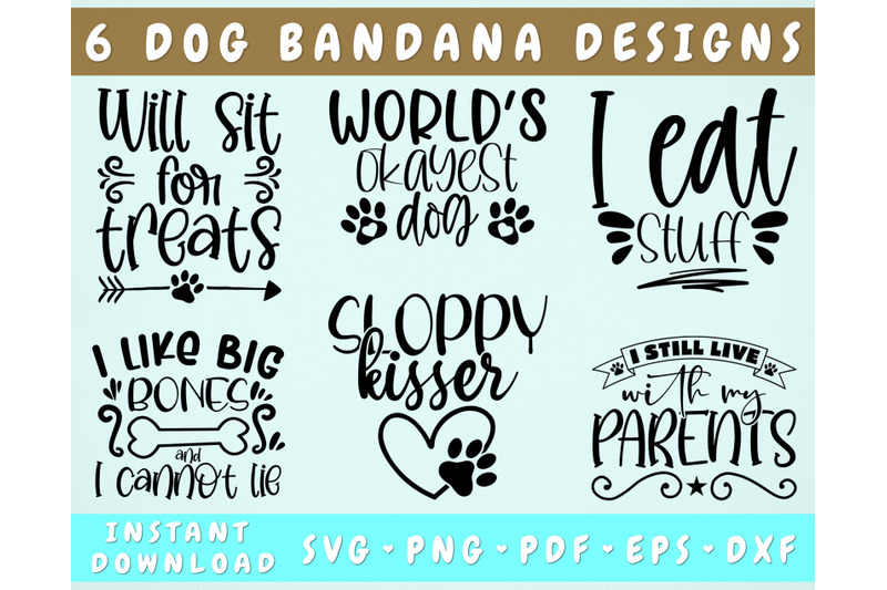dog-bandana-svg-bundle-6-designs-dog-lover-svg-world-039-s-okayest-dog