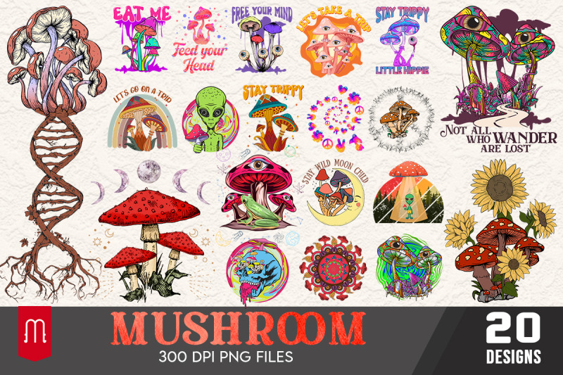 best-mushroom-idea-sublimation-bundle