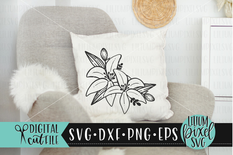 lily-flower-arrangement-floral-svg