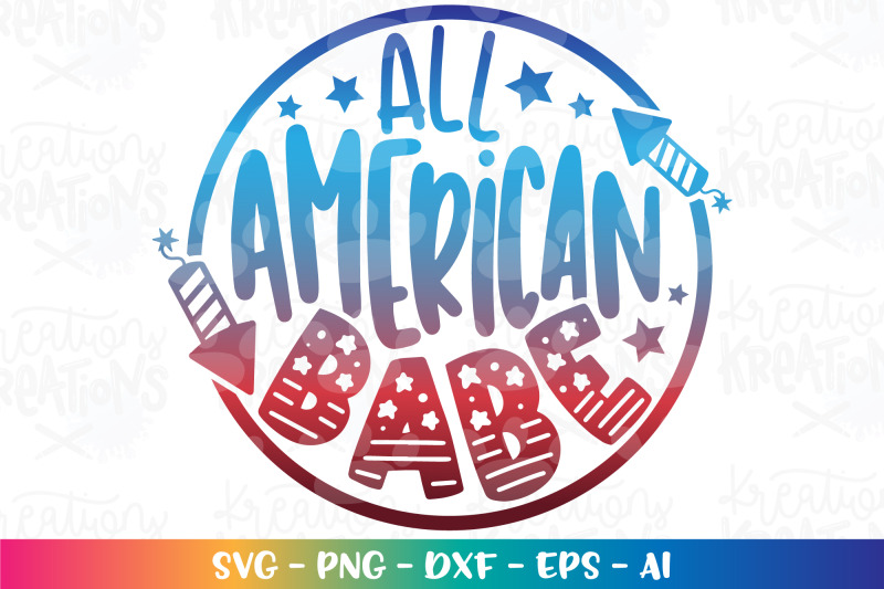 4th-of-july-svg-all-american-babe