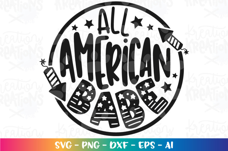 4th-of-july-svg-all-american-babe