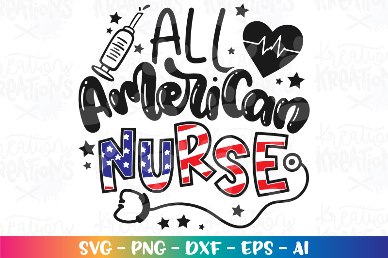 4th-of-july-svg-all-american-nurse