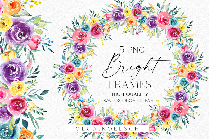 bright-roses-frame-clipart-watercolor-summer-floral-borders-png