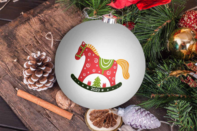 stickers-for-printing-christmas-horses-with-cricut-design