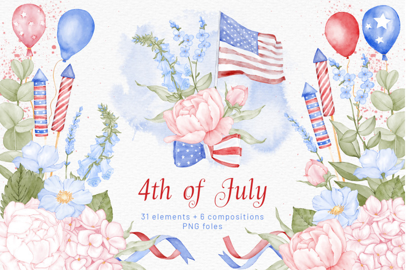 4th-of-july-red-white-blue-flowers-usa-independence-day