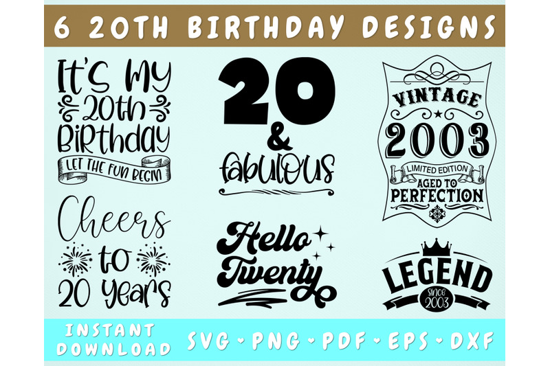 20th-birthday-svg-bundle-6-designs-20-and-fabulous-svg-legend-since