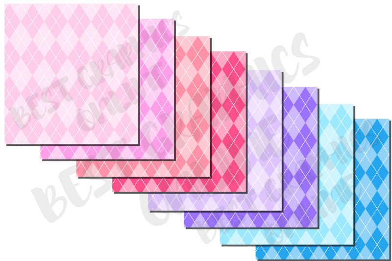 argyle-diamond-digital-papers-argyle-pattern-background-set