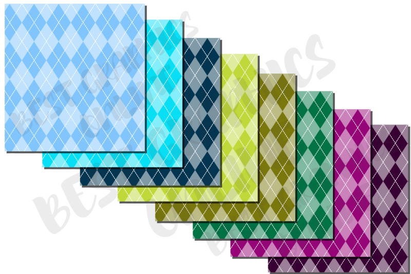 argyle-diamond-digital-papers-argyle-pattern-background-set