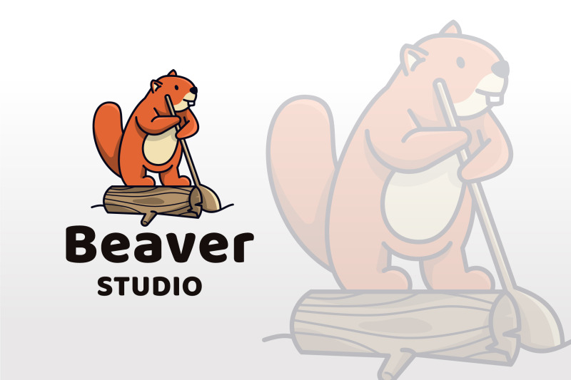 beaver-studio-logo-template