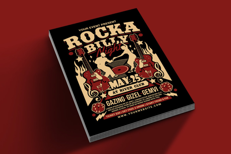rockabilly-music-night-flyer