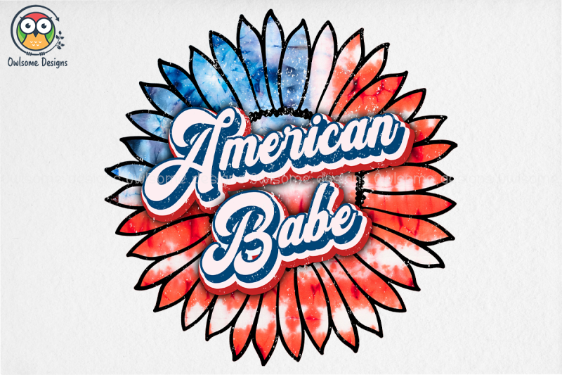 american-babe-sublimation-design