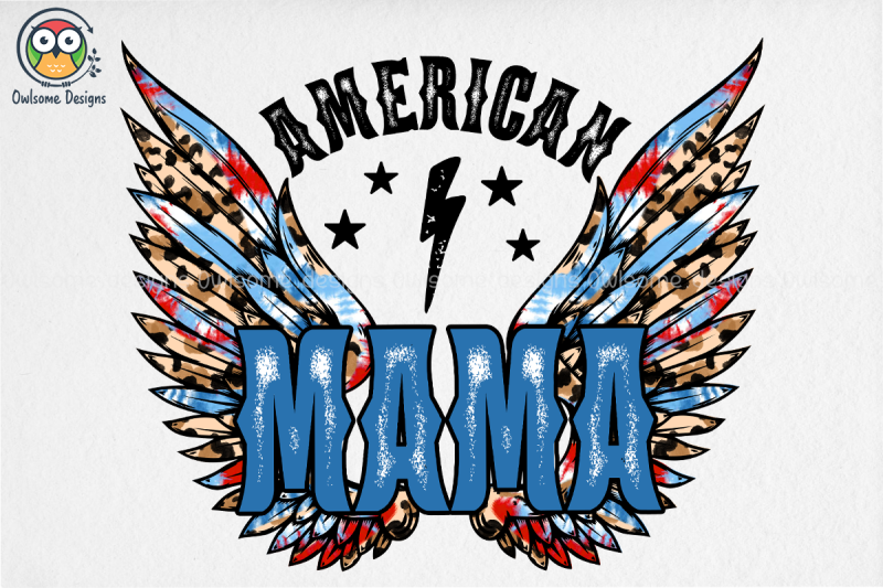 american-mama-sublimation-design