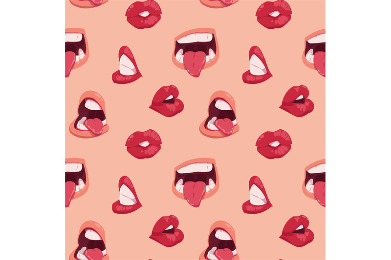 cartoon-mouth-pattern-seamless-print-of-face-expressions-with-opened