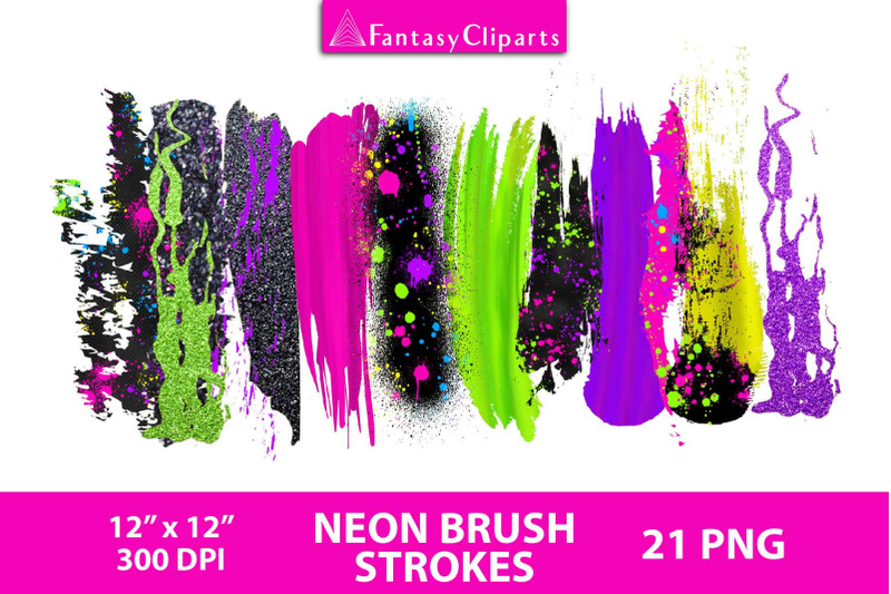 neon-brush-strokes-clipart-png-colorful-paint-splatters
