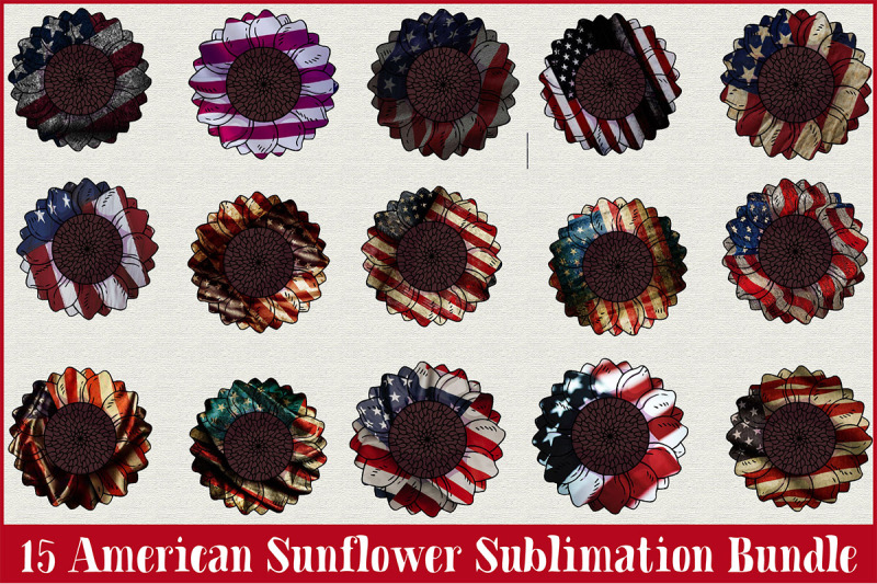 american-sunflower-sublimation-bundle