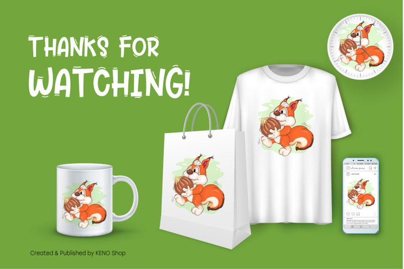 cartoon-squirrel-with-nut-sublimation-shirt