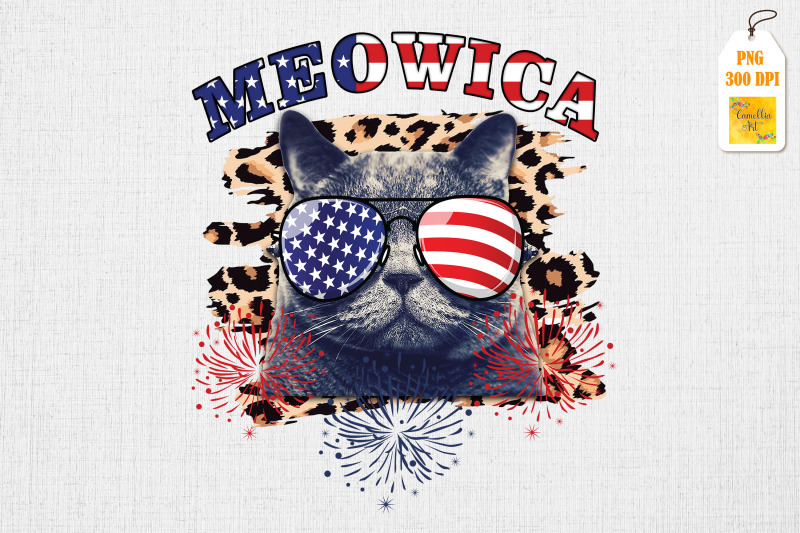 cat-4th-of-july-meowica-usa-flag