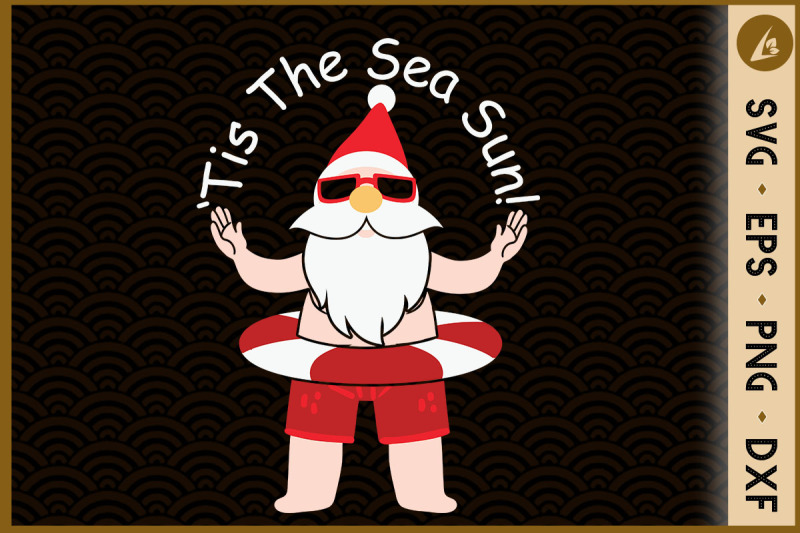 santa-claus-tis-the-sea-sun-xmas-in-july