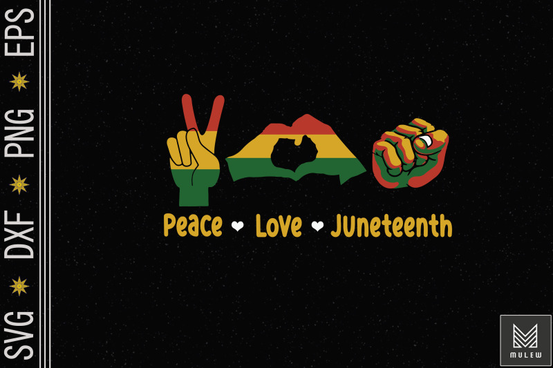 peace-love-juneteenth-pride-black-girl