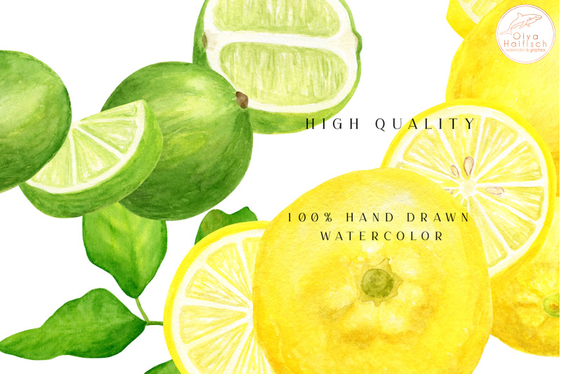 watercolor-lemons-and-limes-clipart-summer-fruit-wreath-frame-png