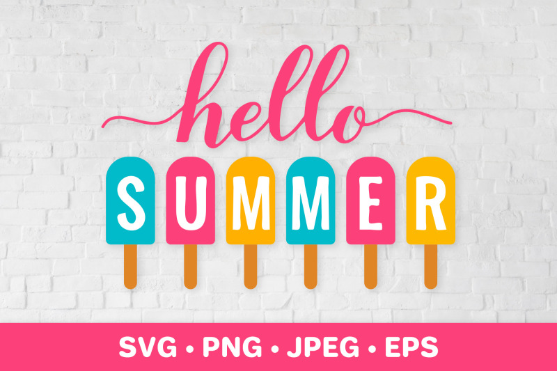 hello-summer-svg-ice-cream-svg-funny-summer-sign