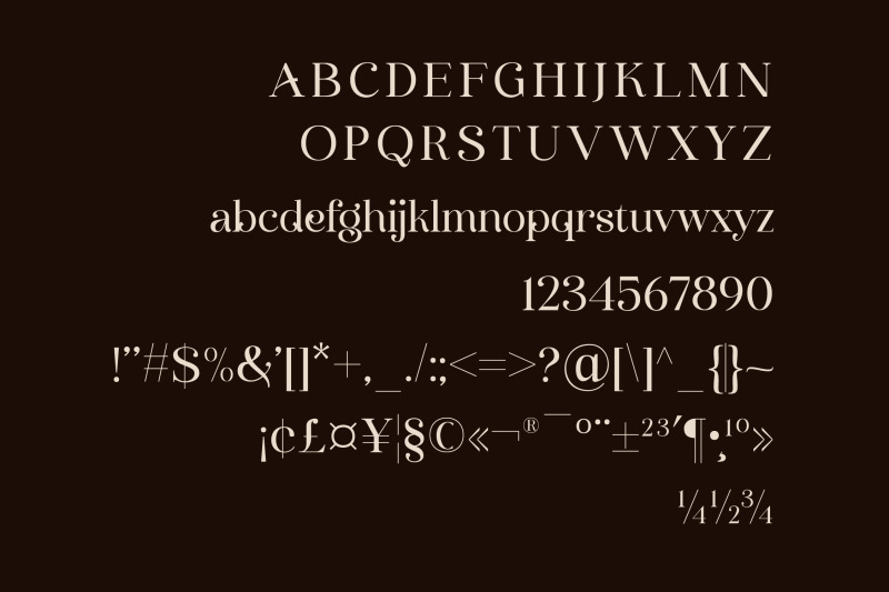 clarine-typeface