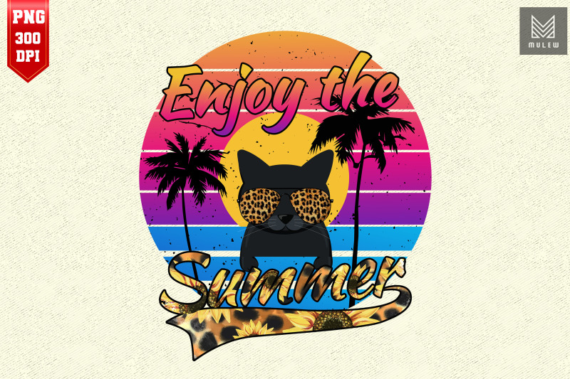 sunshine-cat-summertime-cool-black-cat