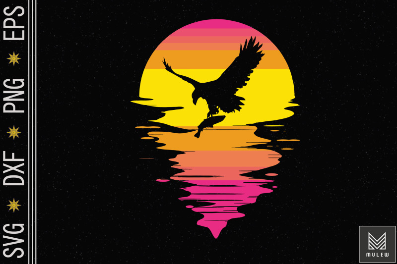 osprey-bird-hunting-sunset-orange