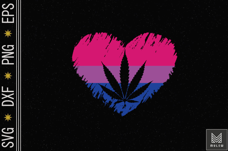 weed-heart-lgbtq-bisexual-pride