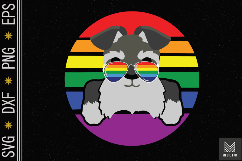 schnauzer-lgbt-pride-rainbow-sunglasses