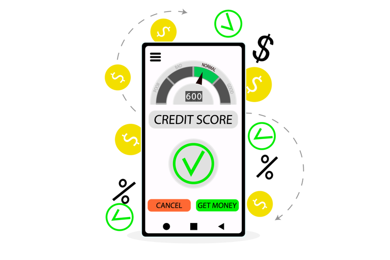 approved-loan-good-credit-score-rating-in-internet-banking