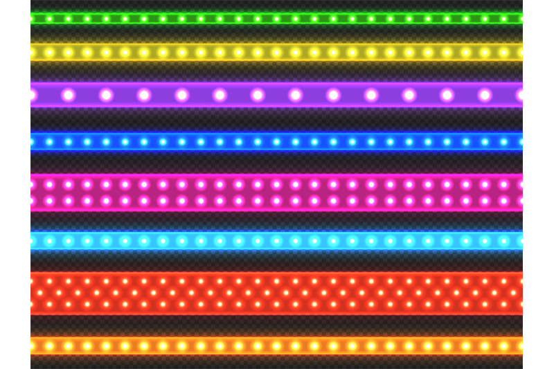 led-light-tape-seamless-realistic-colorful-led-decorative-strip-of-di