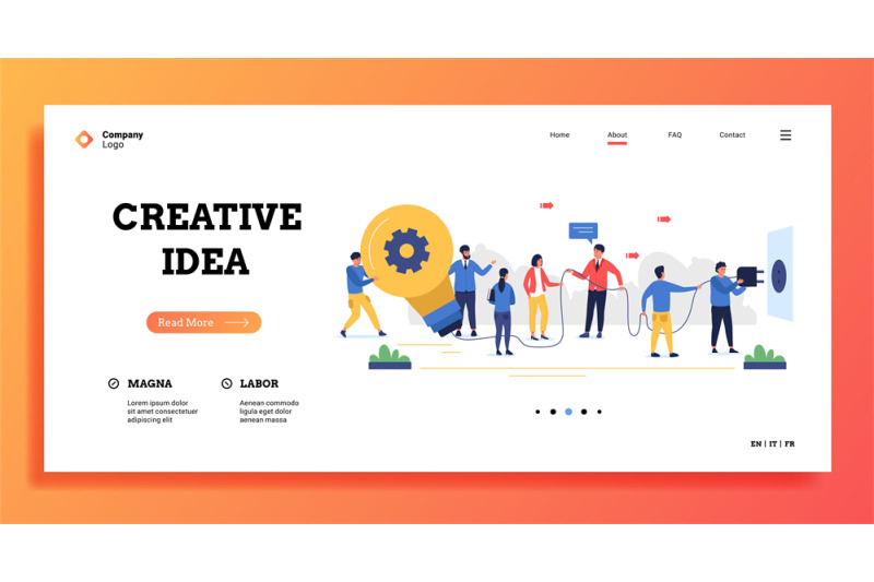 creative-idea-landing-web-site-template-with-group-of-coworkers-worki