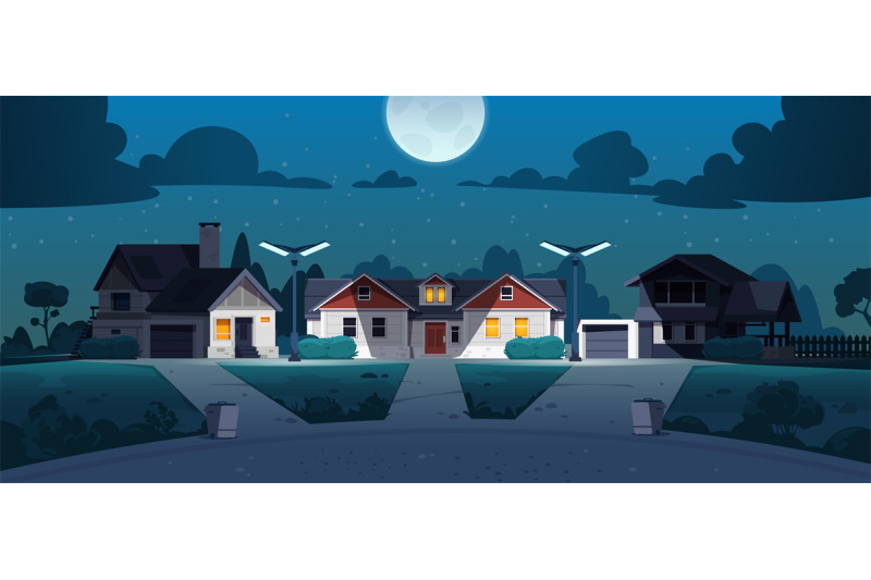 suburban-night-street-cartoon-neighborhood-country-houses-with-lawn-b