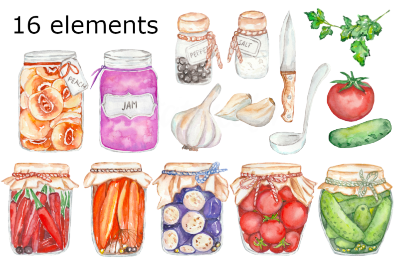 canning-supply-watercolor-clipart