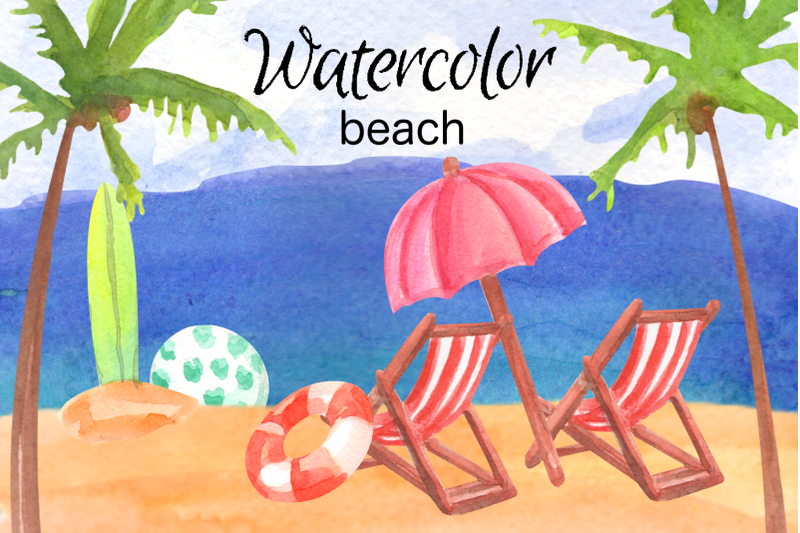 watercolor-beach-clip-art