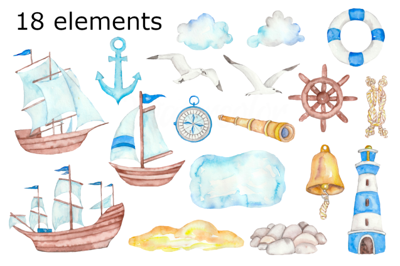 marine-watercolor-clipart