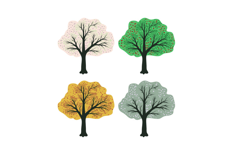 4-seasons-trees