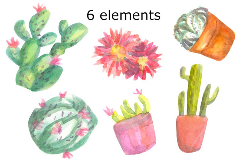 cactus-watercolor-clipart