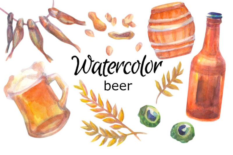 watercolor-beer-clip-art