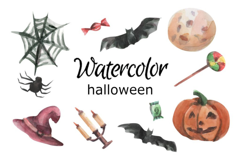 watercolor-halloween-clip-art