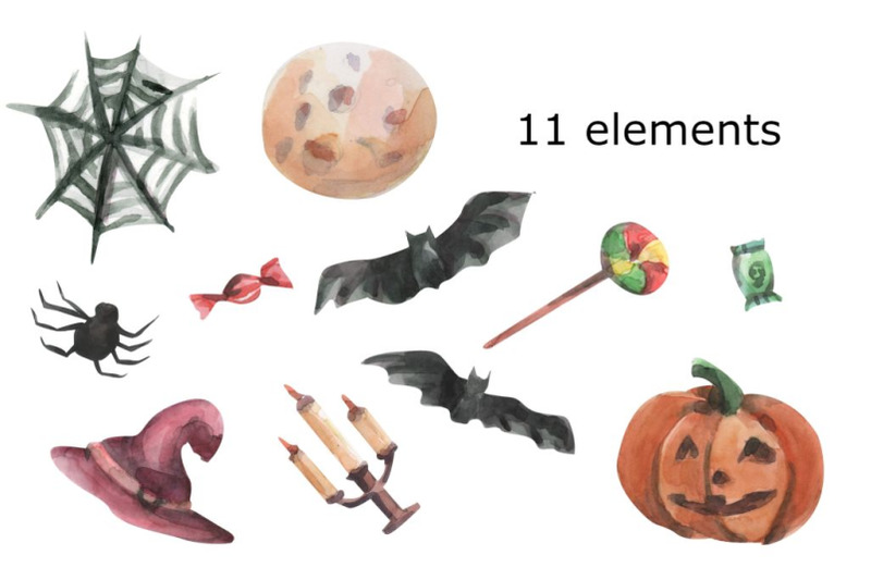 watercolor-halloween-clip-art