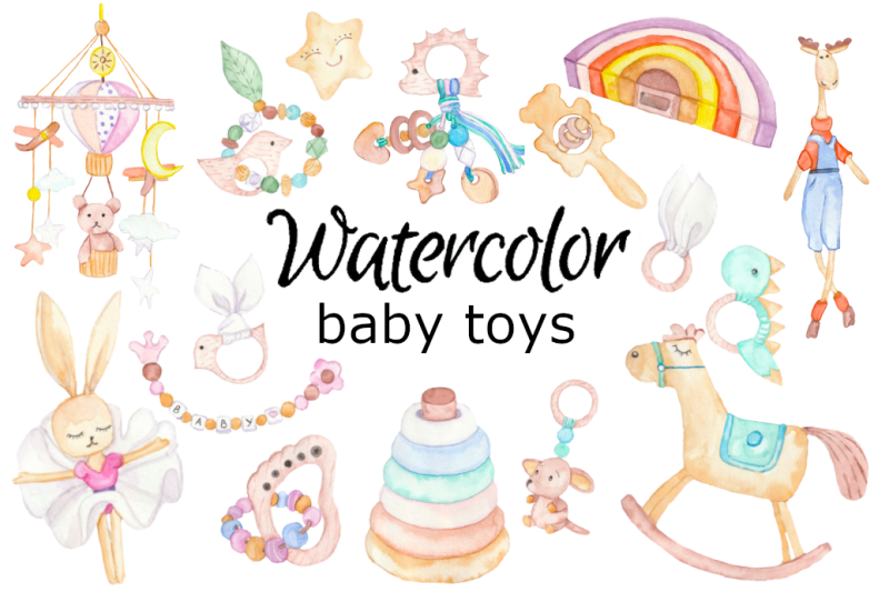 baby-toys-watercolor-clipart