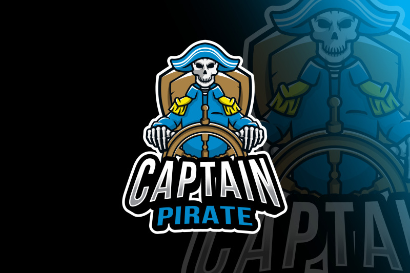 captain-pirate-esport-logo-template