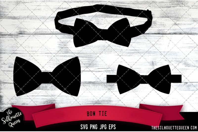 bow-tie-silhouette-vector