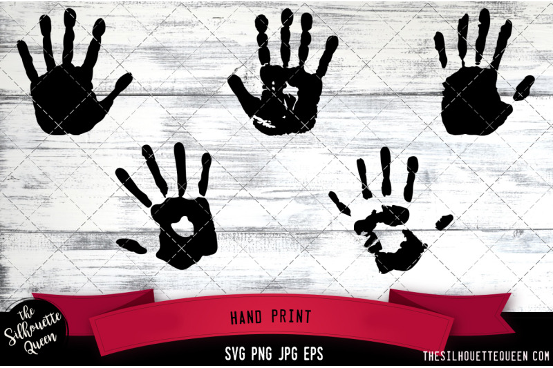 hand-print-silhouette-vector